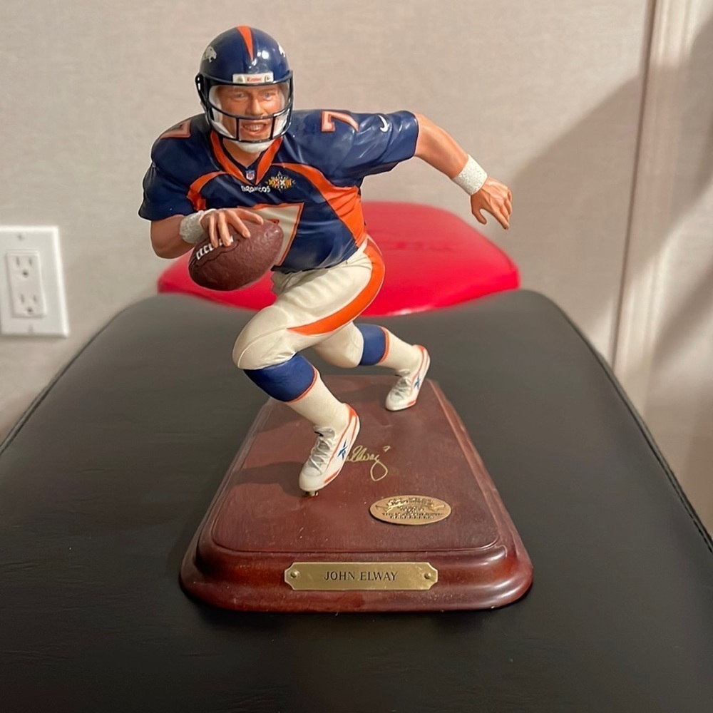 John Elway Figurine by Danbury Mint
